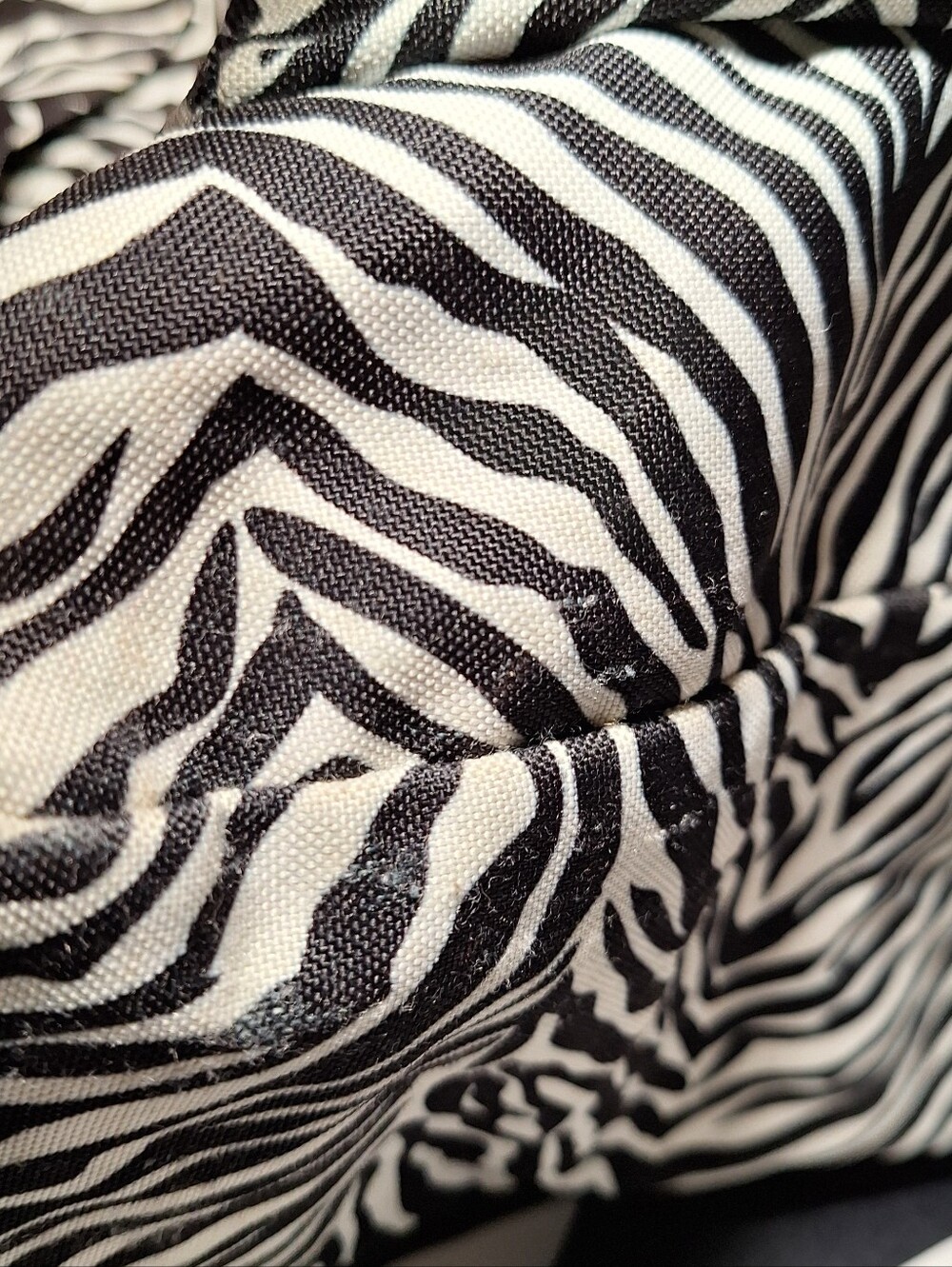 Jansport Backpack Zebra Black White w/ Purple Zipper Pulls - Picture 8 of 14